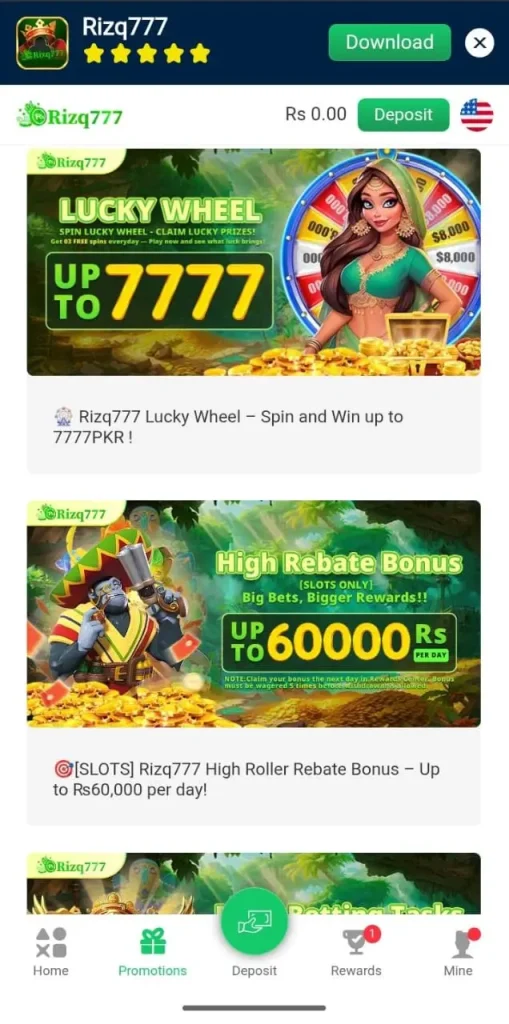 Rizq777 Game